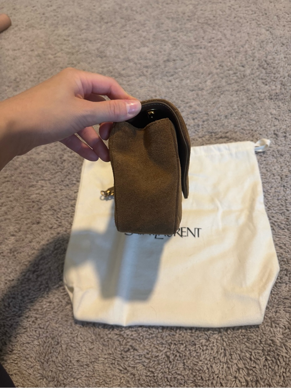 Saint Laurent Lou Lou Small Suede - Picture 6 of 7